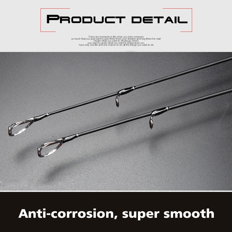 1.8M 20LB M MH 2 Tips Lure Fishing Rod Freshwater Spinning Baitcasting ...