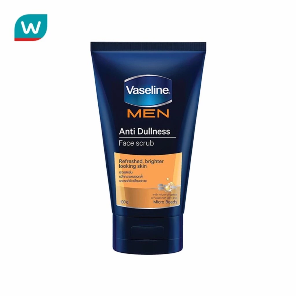 Vaseline วาสลีน เมน แอนตี้ ดัลเนส เฟซ สครับ