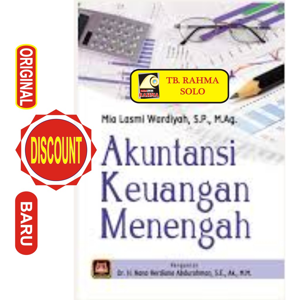 การบัญชีการเงินระดับกลาง Mia Lasmi Wardiyah Pustaka Setia หนังสือต้นฉบับขายส่ง RAHMA SOLO SURAKARTA 