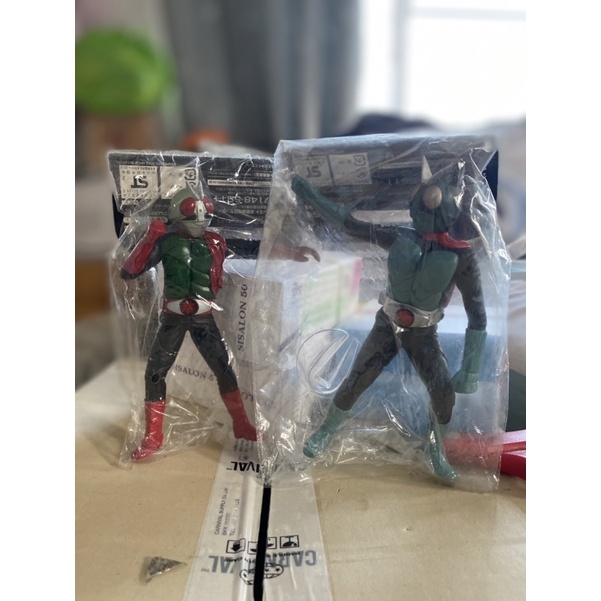 KAMEN RIDER V1 V2 Soft figure action แท้ส่งฟรีจ้า