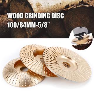 85/100mm Carbide Wooden Abrasive Disc Grinding Wheel Carbide Sanding Carving Shaping Disc for Woodworking Grinder Grinding Wheel