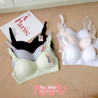 ✔️🌸Lady8866 บราไม่มีโครง เสื้อในผ้าคอตตอนเนื้อดีมาก  เหมาะสำหรับสาวๆคัพ A-B ไซส์รอบอก32-38 นิ้ว(ชมพูอ่อน,32/70)