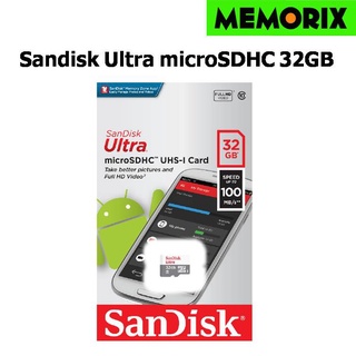 SanDisk Ultra MicroSDHC  32GB UHS-1 Class10 ความเร็ว 100MB/s