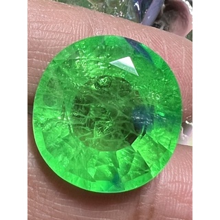 42 carats 9x10.50mm corundum emerald