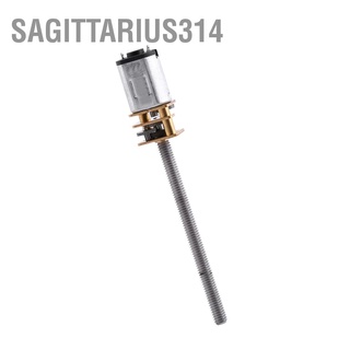 Sagittarius314 DC 12V 400RPM N20 Micro Gear Motor 16mm Shaft M4x55mm Screw Reducer with Box