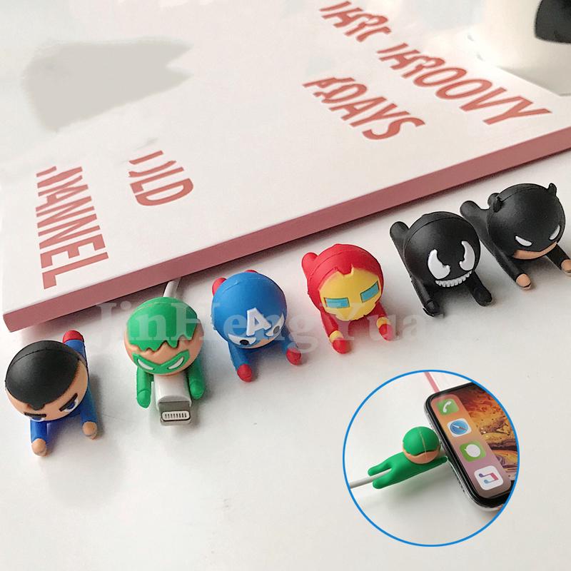 ตัวป้องกันสายชาร์จ USB ลายการ์ตูนน่ารัก