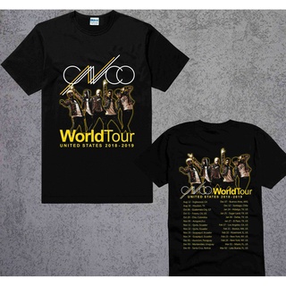 [S-5XL]『ขายดี』Cnco World Tour 2022 เสื้อยืด ผ้าฝ้าย พิมพ์ลายร็อค เมทัลหนัก สําหรับผู้ชาย