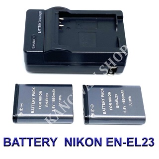 EN-EL23  ENEL23 Battery and Charger For Nikon Coolpix P600,P610,B700,P900,S810c