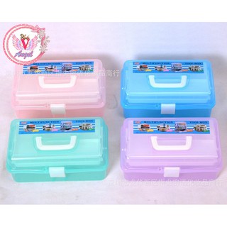 กล่องใส่อุปกรณ์ทำเล็บหรืออื่นๆ พร้อมส่งในไทยจ้าาา ( สินค้าแตกทางร้านไม่รับผิดชอบทุกกรณี )
