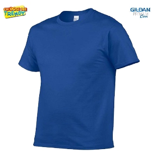 เสื้อยืด สีน้ำเงิน Gildan® Premium Cotton Royal เกรดพรีเมี่ยม