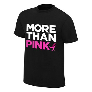 เสื้อยืดผ้าฝ้ายพิมพ์ลายขายดี WWE Susan G. Komen More Than Pink  T-Shirt