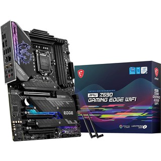 MSI MPG Z590 GAMING EDGE WIFI Motherboard ATX - Supports Intel Core 11th Gen Processors, LGA 1200 (5333MHz/OC)