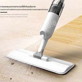 ไม้ถูพื้น มีที่ฉีดน้ำ ไม้ถูพื้น แบบฉีดน้ำได้ Flat Mop สเปรย์ม็อบ ไม้ถูพื้นแบบสเปรย์ ดีไซน์ทันสมัย