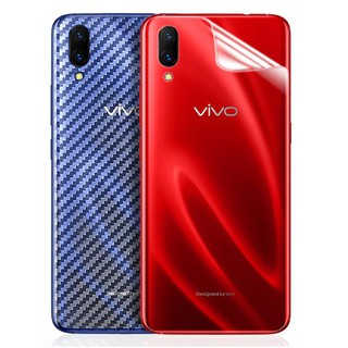 (1Take1) เคสมือถือป้องกันรอยสําหรับ Vivo V 11 V 11 I Y 91 I Y 85 Y 95 Y 97ฟิล์มคาร์บอนไฟเบอร์