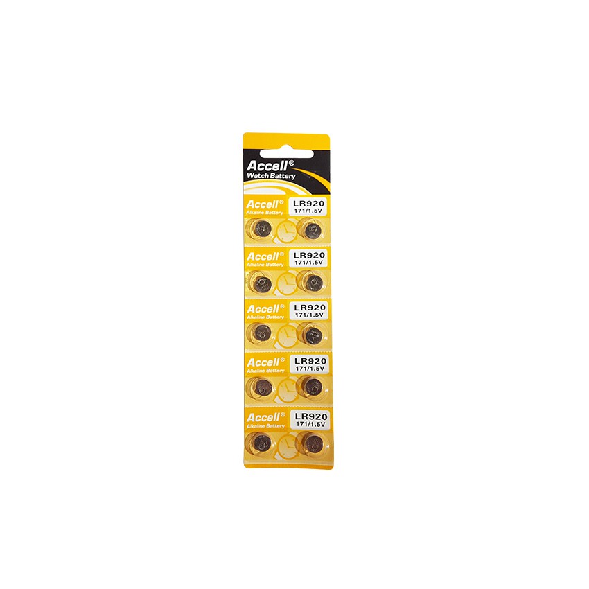 ถ่านกระดุม ถ่านนาฬิกา LR920 171/1.5V lr920 Accell Watch Battery ถ่านกลม นาฟิกา