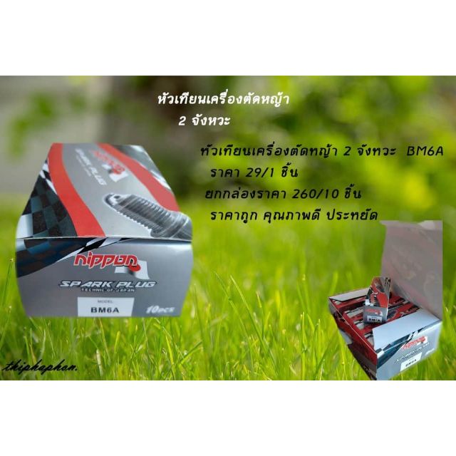 หัวเทียนเครื่องตัดหญ้า (nippon)