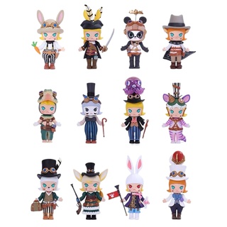 Original POP MART MOLLY Steampunk Series Blind Box ของเล่นตุ๊กตาสุ่มรูปอะนิเมะน่ารัก Gift