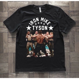 เสื้อยืดแขนสั้นลําลอง พิมพ์ลาย Iron Mike Tyson Anniversary สีดํา คุณภาพสูง สําหรับผู้ชาย ไซซ์ S-3XL 2022