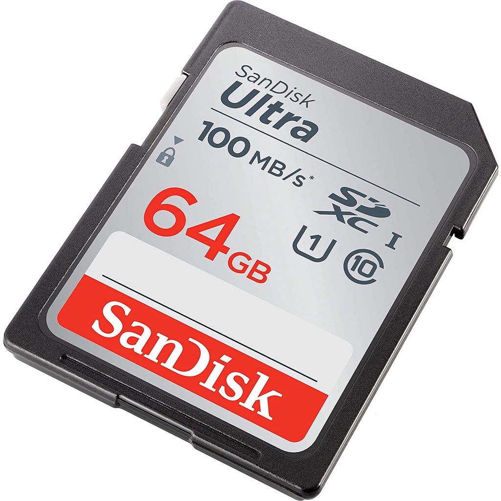 SanDisk SD Card Ultra 128GB 64GB 32GB 80120Mbs C10 U1 SDXC UHSI