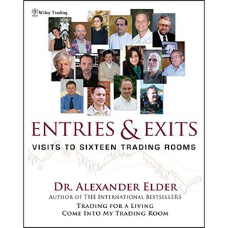 Entries &amp; Exits : Visits to Sixteen Trading Rooms (Wiley, Trading) [Hardcover] หนังสืออังกฤษมือ1(ใหม่)พร้อมส่ง