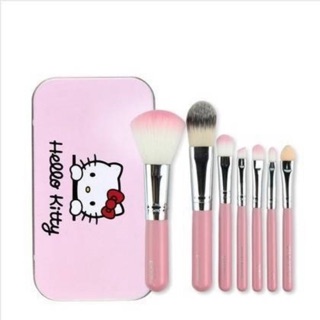 ชุดแปรงแต่งหน้าครบเซต Hello Kitty Makeup Brush Set ใช้ได้ทั้งเด็กและ ผู้ใหญ่