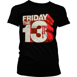 เสื้อผ้าผชเสื้อยืด พิมพ์ลายโลโก้ Friday The th BlockS-5XL