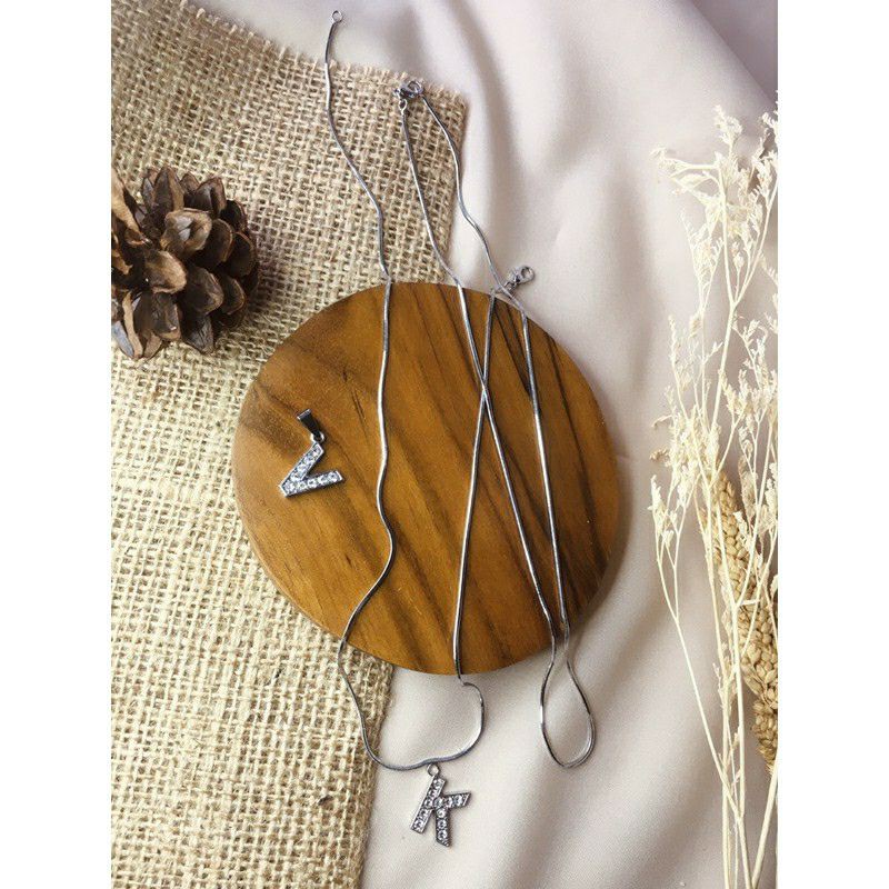 MONEL LETTER NECKLACE C014