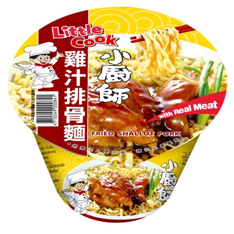 ยกลัง 12 ถ้วย บะหมี่กึ่งสำเร็จรูป Little cook Big bowl 150กรัม  เลือกรสได้