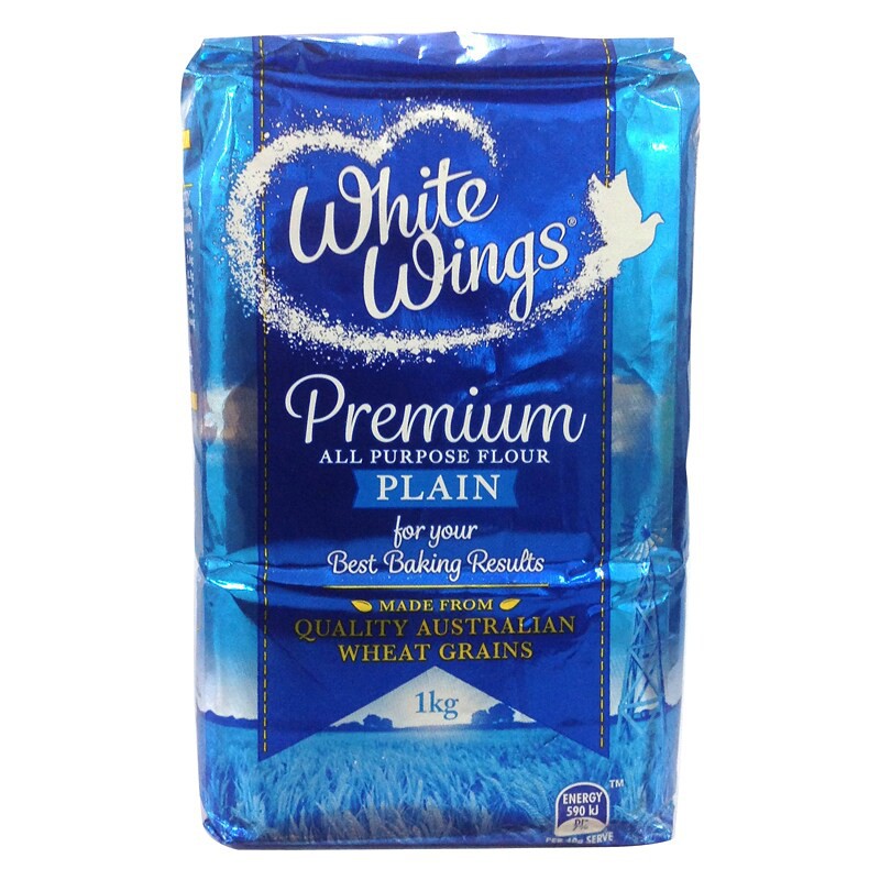ไวท์วิงแป้งสาลีสำเร็จรูป 1กก. White Wings Instant Wheat Flour 1 kg.