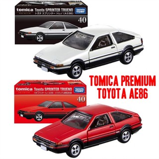 TOMICA PREMIUM  NO.40 TOYOTA SPRINTER TRUENO (AE86) รถเหล็ก ของแท้ ของใหม่