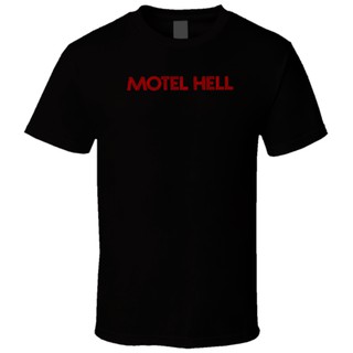 T-shirt เสื้อยืดลําลอง ผ้าฝ้าย แขนสั้น พิมพ์ลาย Motel Hell 4 สําหรับผู้ชาย S-5XL