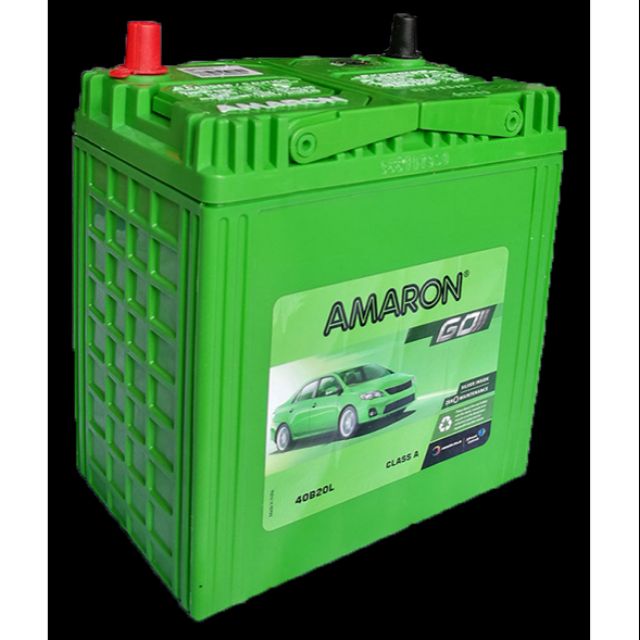 แบตเตอรี่รถยนต์ Amaron 40B20L(40แอมป์)