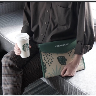 Starbucks bag ลายใบไม้ของใหม่