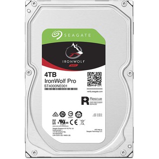 SEAGATE 4TB IRONWOLF PRO NAS 7200RPM 256MB ST4000NE001