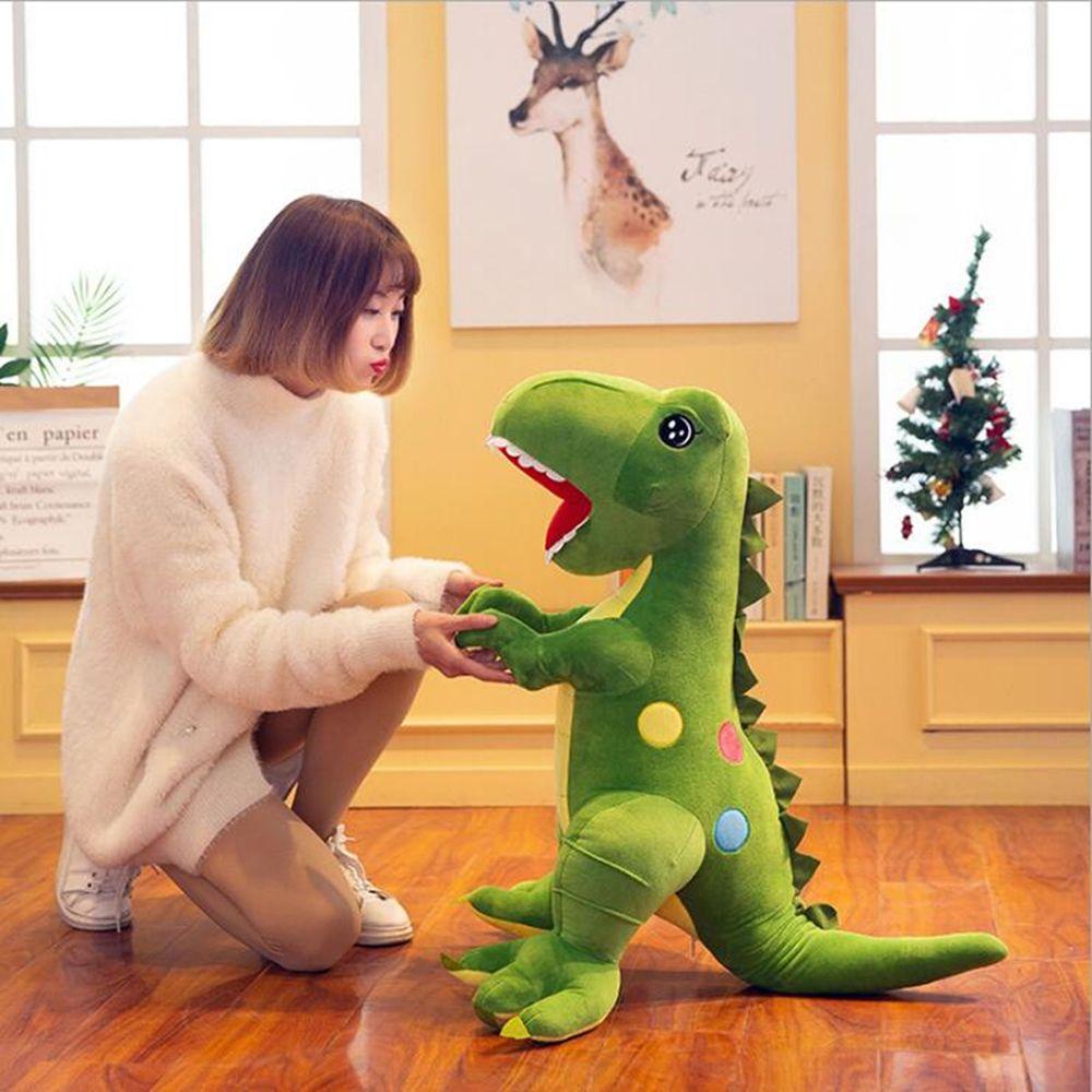 Back2life หมอนตุ๊กตานุ่ม รูปการ์ตูนไดโนเสาร์ Tyrannosaurus Rex ใส่สบาย เหมาะกับของขวัญวันเกิด สําหรับตกแต่งสํานักงาน เตียงเด็ก ราคา ถูกที่สุด ดีลบีเคเค แกลเลอรีภาพที่ 2
