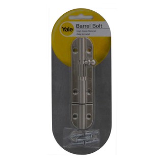 กลอนทั่วไป YALE BA-90704SNP1 4 นิ้ว SS  YALE 4" BA-90704SNP1 SS BOLT