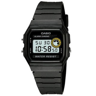 Casio Standard นาฬิกาข้อมือผู้ชาย สีดำ สายเรซิ่น รุ่น F-94WA-8DG