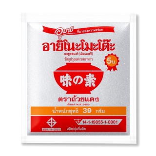 อายิโนะโมะโต๊ะ ผงชูรส 39 กรัม x 30 ซอง Ajinomoto MSG Tabletop 39 grams x 30 sachets