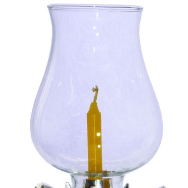 โคมเทียนแก้ว (เฉพาะโป๊ะแก้วเปล่า)