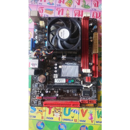 ชุดเซ็ต MB+CPU N68S3B am3 x3 440 Ram 4g (ไม่มีฝาหลัง)