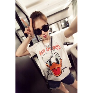 [พร้อมส่ง] เสื้อยืดการ์ตูน โดนัลดั๊ก Donald duck