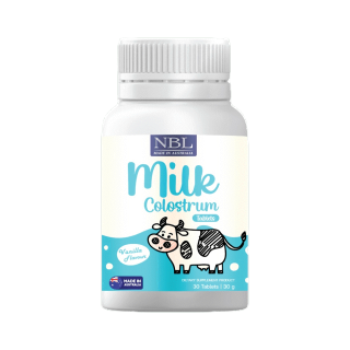 NBL Milk Clostrum Vanilla Flavours - มิลค์ โคลอสตรุ้ม วานิลลา เฟลเวอร์ (30 เม็ด)