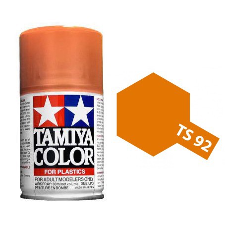 TAMIYA 85092 TS-92 METALLIC ORANGE (GLOSS) สีสเปรย์ทามิย่า พ่นงานโมเดล