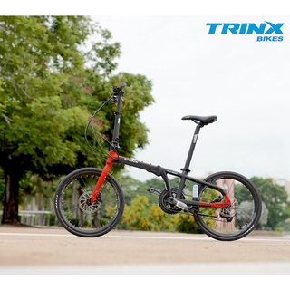 *ผ่อนได้ คอยน์คืน* TrinX Flybird 4.0 2021 จักรยานพับได้ เฟรมอลูมิเนียมซ่อนสาย 20" Shimano Tiagra 20 สปีด ดิสเบรกน้ำมัน