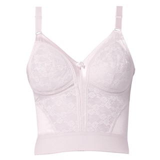 Jintana เสื้อชั้นในตัวยาว รุ่น Basic bra รหัส JL138 สีชมพู