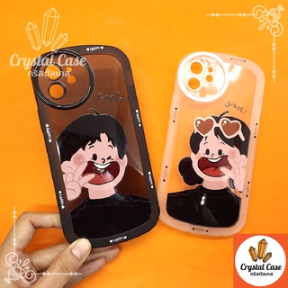 เคสมือถือนิ่มใส 7+ 11 11promax 12 12promax 13 13 promax 14 14+14pro 14promax TPU กันกล้องกลมพิมพ์ลายการ์ตูน