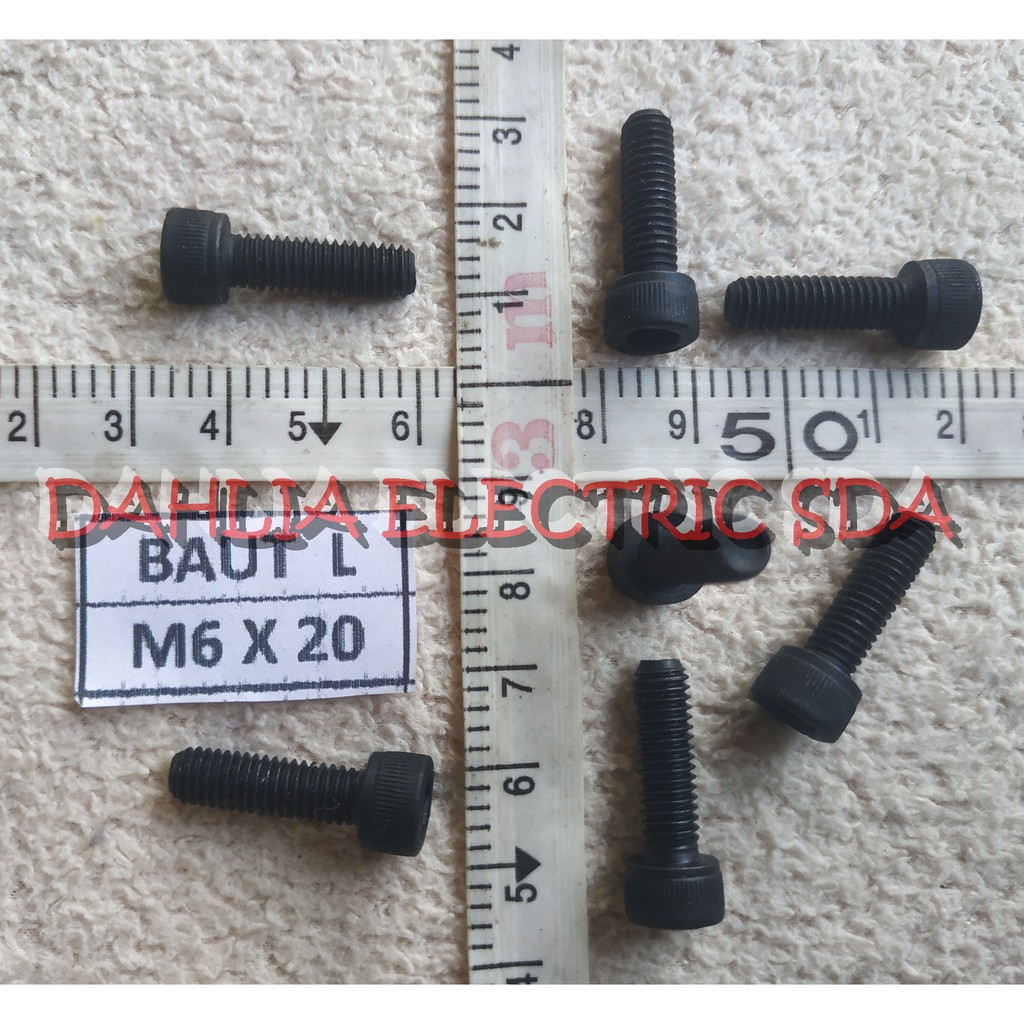 BOLT L M6X20********
