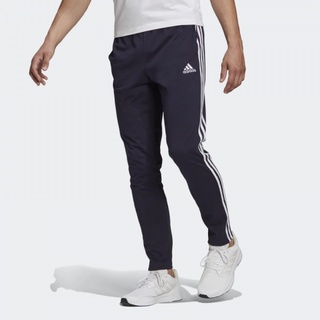 Adidas กางเกงกีฬาขายาวผู้ชาย Essentials Single Jersey Tapered Open Hem 3-Stripes Pants ( GK8997 )