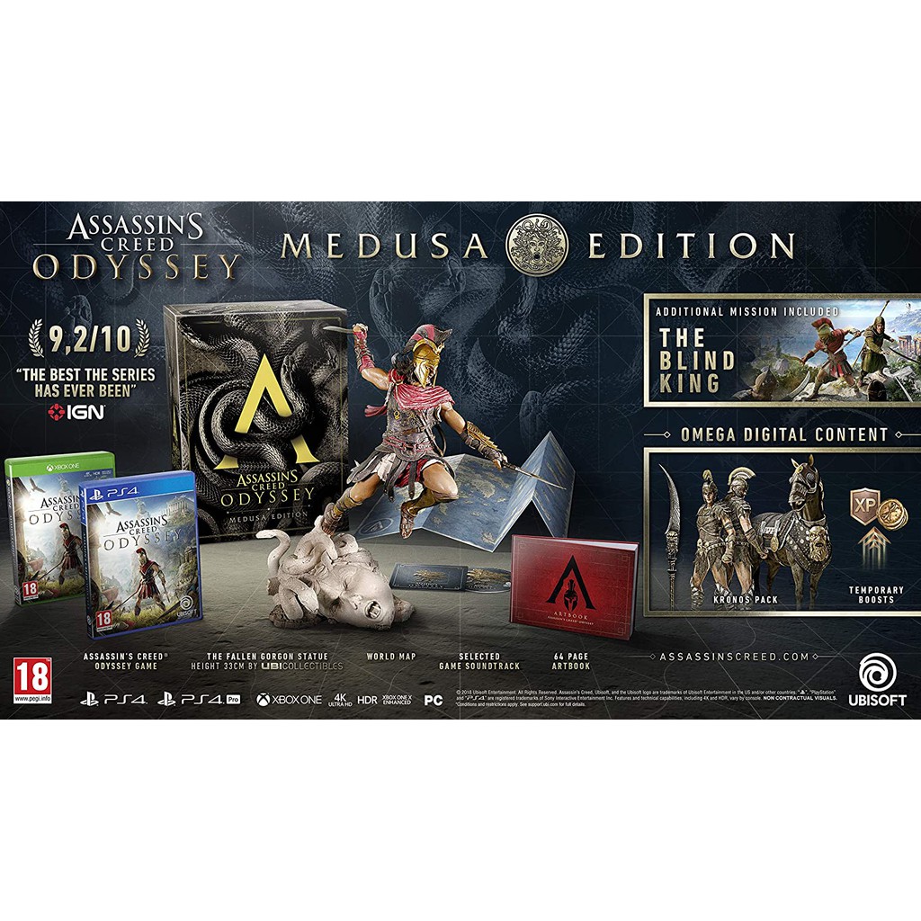 ชุดสะสม ASSASSIN'S CREED ODYSSEY MEDUSA EDITION
