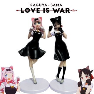 โมเดล Kaguya-sama Love is War สารภาพรักกับคุณคางุยะซะดีๆ คางุยะ/จิกะ เซ็ท2ตัว ขนาด22cm.